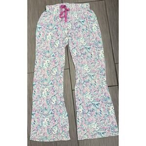 Lilly Pulitzer PJ Knit Pants "Amethyst Gday Mate" Size XS Purple/Blue